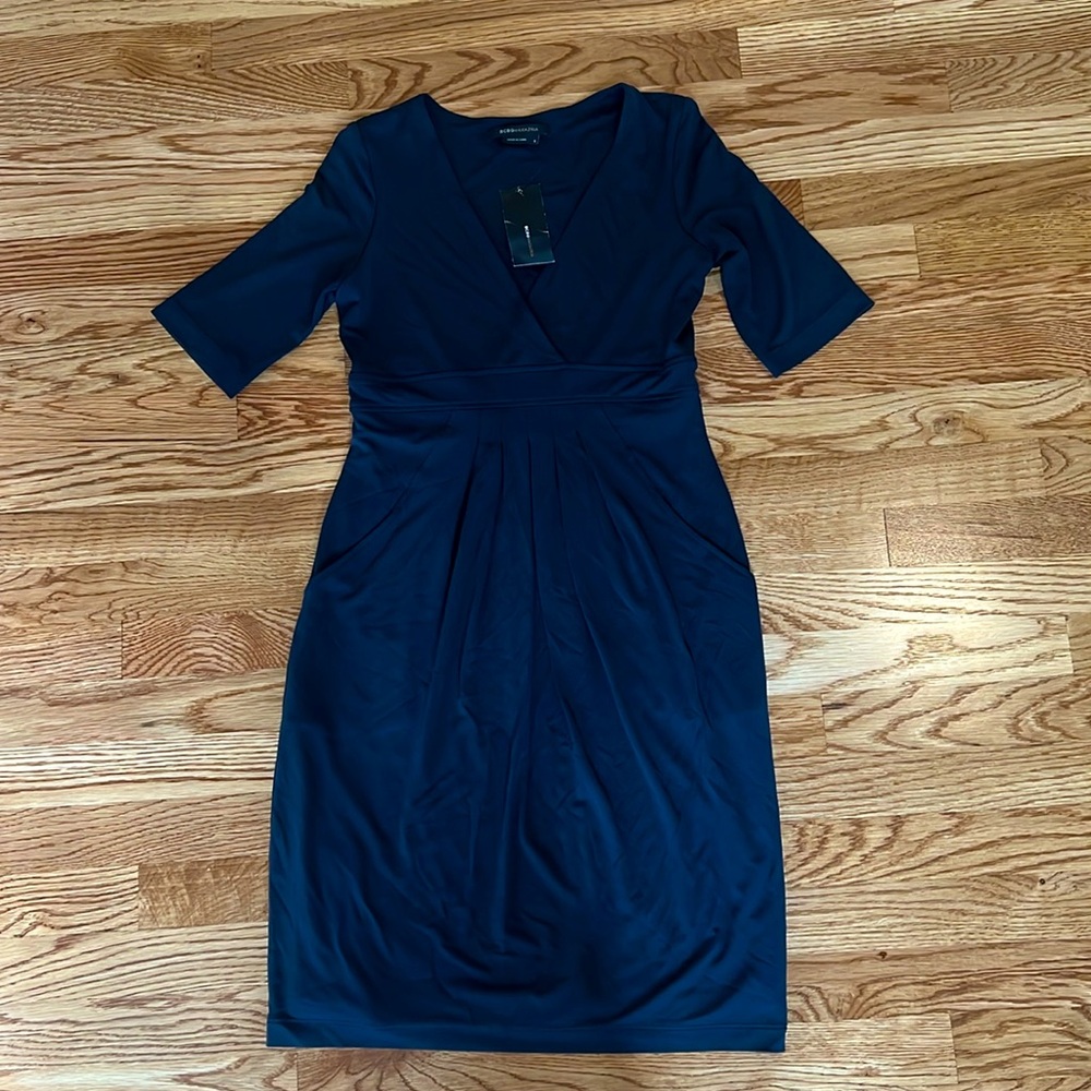 BCBGMAXAZRIA Navy Knit Dress NWT